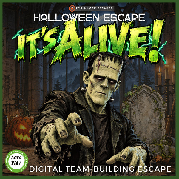 It's Alive! Team-Building Escape Room, Halloween Virtual Escape Room