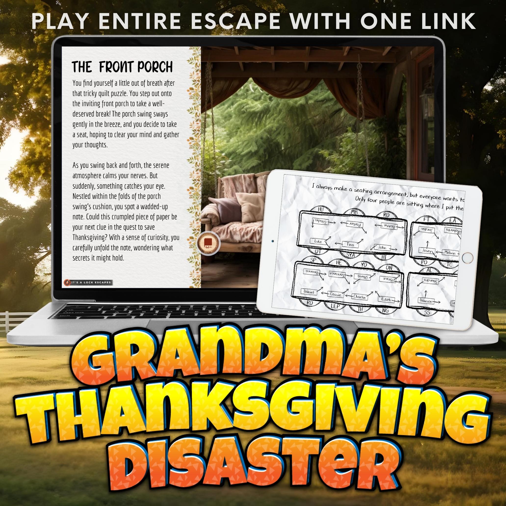 Thanksgiving Virtual Escape Room - The Suburban Mom