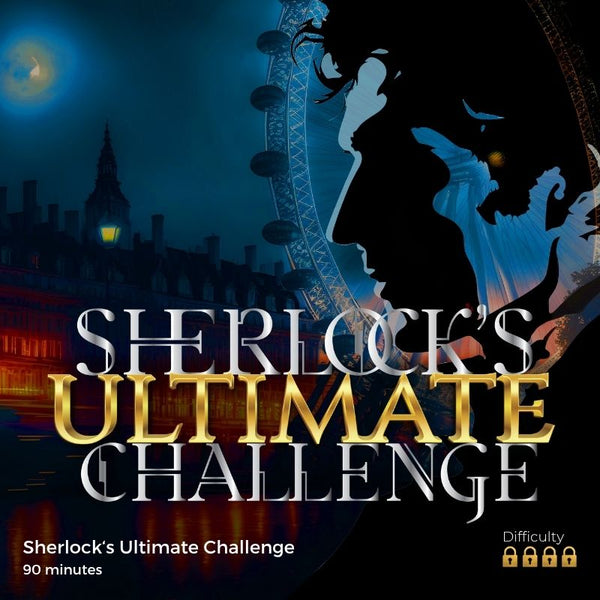Sherlock's Ultimate Challenge Escape Team-Building, Immediate Access Virtual Escape & Printable Escape