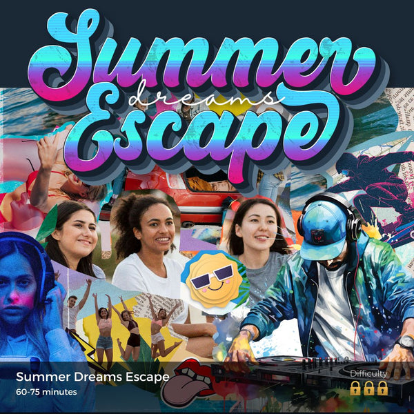 Summer Escape Room Game | Virtual & Printable Team Building Activity for Teens, Classroom & Groups